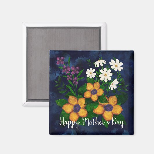 Florals Moederdag van de moderne kleurrijke Waterv Magneet (Voorkant / Achterkant)