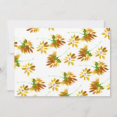 Florals Painterly Corner lentegele Waterverf Kaart (Achterkant)