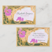 Florals PAPER, VORM EN GROOTTE - Visitekaartje (Voorkant / Achterkant)