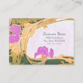 Florals PAPIER, VORM EN GROOTTE - Grote Visitekaartje (Achterkant)