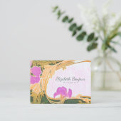 Florals PAPIER, VORM EN GROOTTE - Grote Visitekaartje (Staand voorkant)