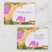 Florals PAPIER, VORM EN GROOTTE - Grote Visitekaartje (Voorkant / Achterkant)