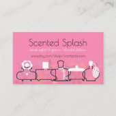 Florals parfumeur flessencenten visitekaartje (Voorkant)