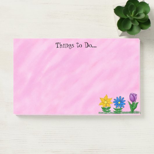  Florals Speciaal Roze Post Het Notiepaden Post-it® Notes (Kantoor)