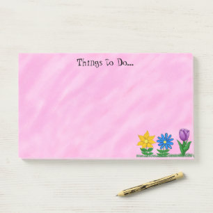  Florals Speciaal Roze Post Het Notiepaden Post-it® Notes