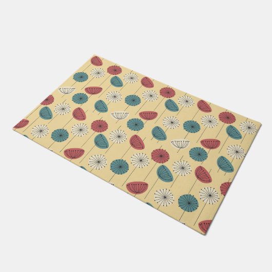 Florals uit de jaren '50 - Deurmat (Schuin)