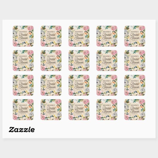 Florals | Vrijgezellenfeest Sticker (Vel)