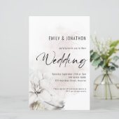 Florals Weddenschap over budgettaire QR White Wate (Staand voorkant)