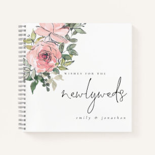 Florals wenst voor Passen getrouwd Gastboek Notitieboek