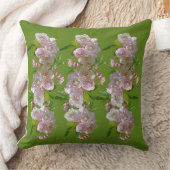 FloralThrowPillow CozyDecor BloomInStyle Elegan Kussen (Deken)