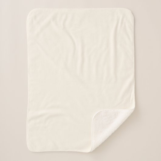 FloralWhite Sherpa Deken (Voorkant)
