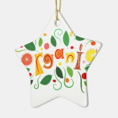 Floramentina - organische kunst keramisch ornament (Links)