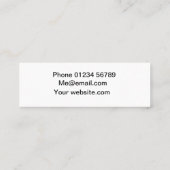 Florance Mini Visitekaartje (Achterkant)