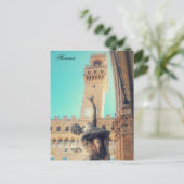 Florance-Piazza della Signoria Briefkaart (Staand voorkant)