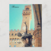 Florance-Piazza della Signoria Briefkaart (Voorkant)