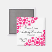  florantroze Florals sla de Magnet-datum op Magneet (Voorkant / Achterkant)