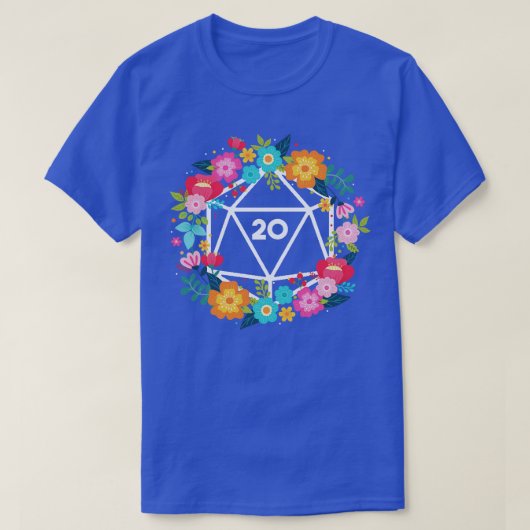 Flordal D20 dobbelstenen T-shirt (Design voorkant)
