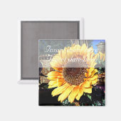 Floreaal sparen de datum Sjabloon van het Magnet (Voorkant / Achterkant)