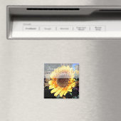 Floreaal sparen de datum Sjabloon van het Magnet (Insitu (Vaatwasser))