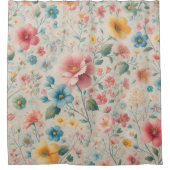 Floreal 1 douchegordijn (Voorkant)