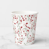 Floreal papieren bekers (Achterkant)