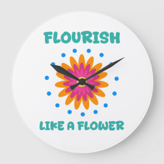 Florece como una flor grote klok