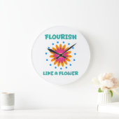 Florece como una flor grote klok (Huis)