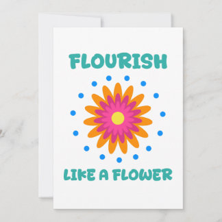Florece como una flor kaart