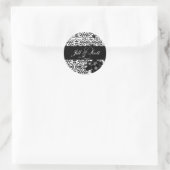 floreel3 ronde sticker (Tas)