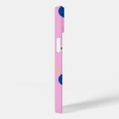 floreel abstract stijlvol roze Case-Mate iPhone case (Achterkant / Rechts)