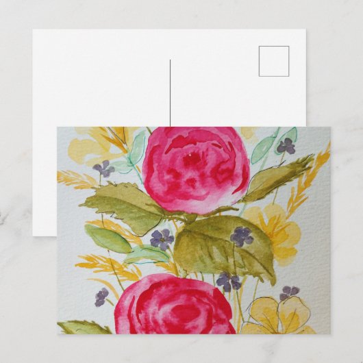 floreel briefkaart (Voorkant / Achterkant)