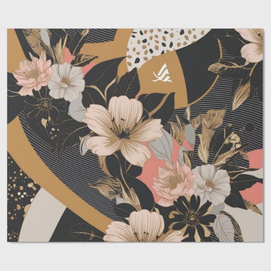 floreel cadeaupapier (Vlak)