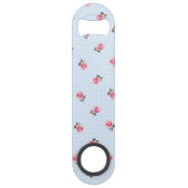 floreel en stip speed flessenopener (Voorkant)