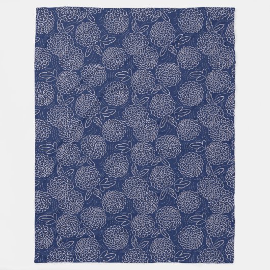 floreel fleece deken (Voorkant)