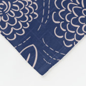 floreel fleece deken (Hoek)