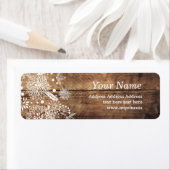 floreel hout bijtende stickers met retouradres (Insitu)