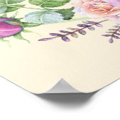  floreel in liefhebbend geheugen poster teken (Hoek)