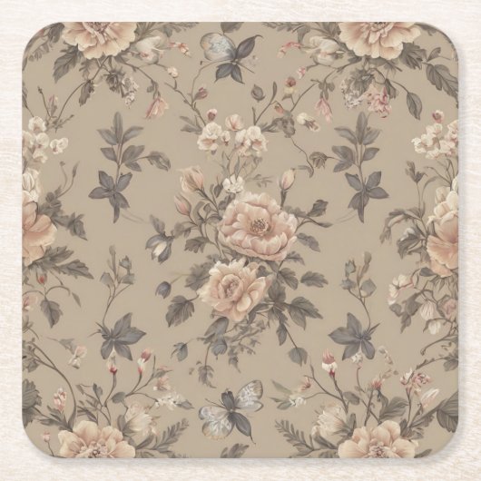 floreel kartonnen onderzetters (Voorkant)