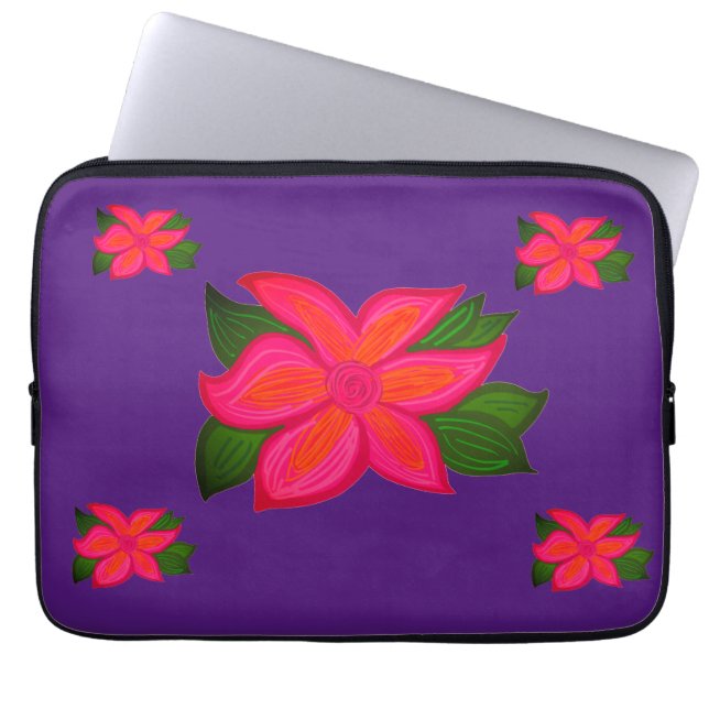 floreel laptop sleeve (Voorkant)