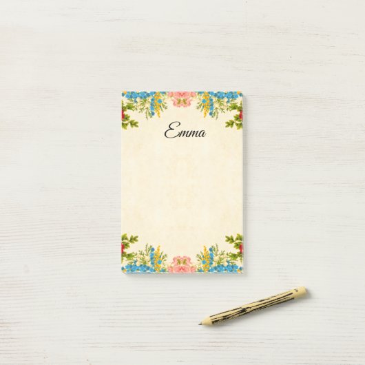  floreel lijst post-it® notes (Op bureau)