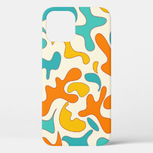 floreel naadloos patroon met retro wervelkolom Case-Mate iPhone case