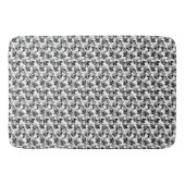 floreel ontwerp eenentwintig badmat (Voorkant)