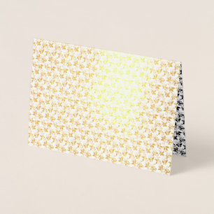 floreel ontwerp eenentwintig folie kaarten