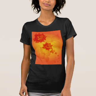 floreel oranje zon t-shirt