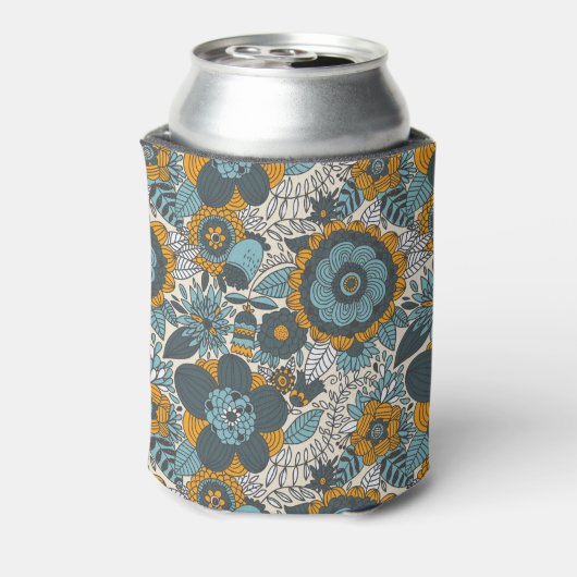  floreel patroon blikjeskoeler (Blikje Achterkant)