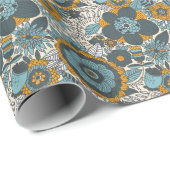 floreel patroon cadeaupapier (Rol Hoek)