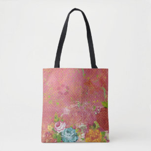  floreel patroon tote bag