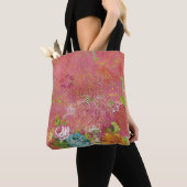  floreel patroon tote bag (Dichtbij)