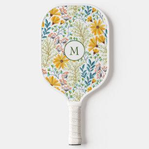  floreel patroon van de darm en de dijbeen pickleball paddle