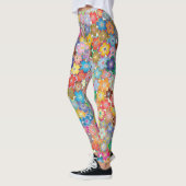 floreel patroon voor klassieke leggings (Links)